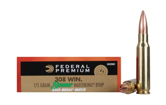 Federal Premium Gold Medal Ammunition 308 11.34g / 175gr