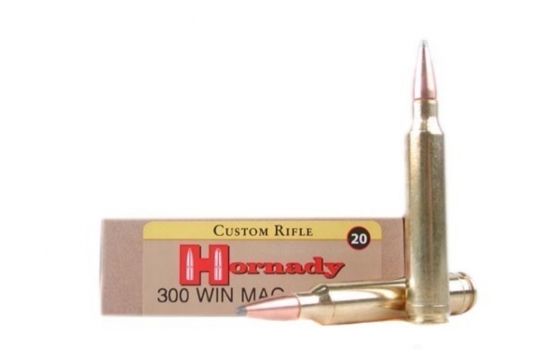 Hornady Custom Ammunition 300 Winchester Magnum 10.7g / 165gr